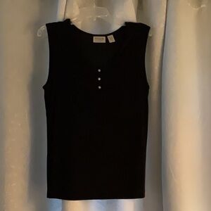 Chico's Travelers Black Top